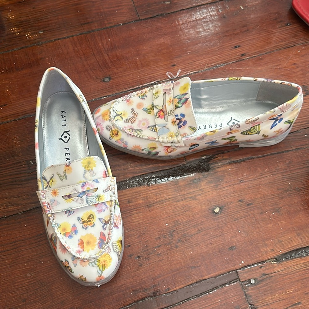 Katy Perry butterfly loafers